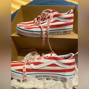 BRAND NEW Where's Waldo Limited Edition Kids Vans